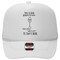 This Is Bob No Arms Knock Knock Stickman Joke Funny Hat