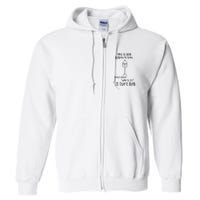 This Is Bob No Arms Knock Knock Stickman Joke Funny Full Zip Hoodie