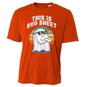 This Is Boo Sheet Funny Halloween Costume Ghost Pun Humor Cooling Performance Crew T-Shirt