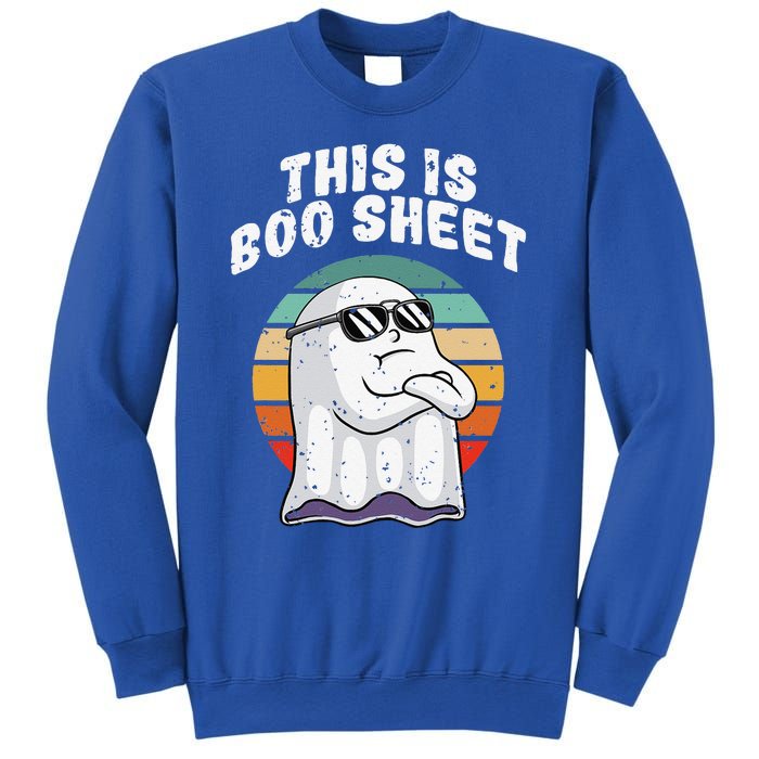 This Is Boo Sheet Funny Halloween Costume Ghost Pun Humor Sweatshirt