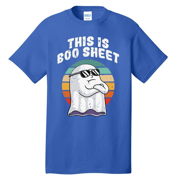 This Is Boo Sheet Funny Halloween Costume Ghost Pun Humor Tall T-Shirt