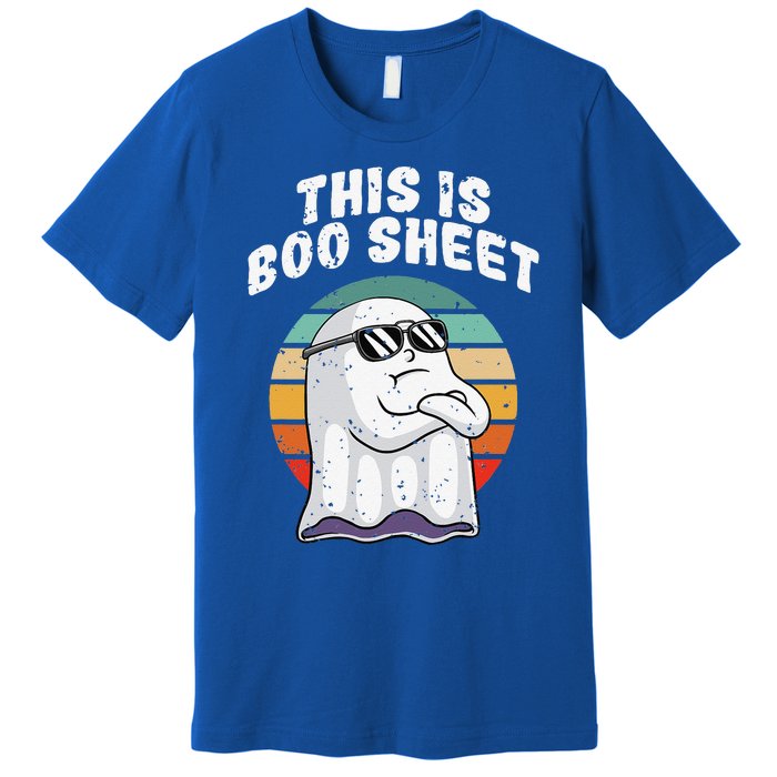 This Is Boo Sheet Funny Halloween Costume Ghost Pun Humor Premium T-Shirt