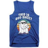 This Is Boo Sheet Funny Halloween Costume Ghost Pun Humor Tank Top