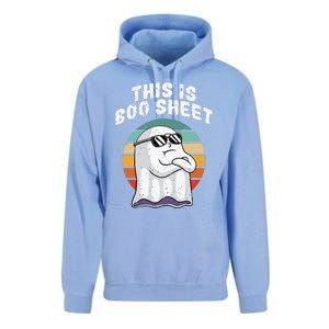 This Is Boo Sheet Funny Halloween Costume Ghost Pun Humor Unisex Surf Hoodie