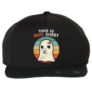 This Is Boo Sheet Funny Halloween Costumes Funny Halloween Wool Snapback Cap