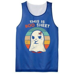 This Is Boo Sheet Funny Halloween Costumes Funny Halloween Mesh Reversible Basketball Jersey Tank