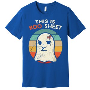 This Is Boo Sheet Funny Halloween Costumes Funny Halloween Premium T-Shirt