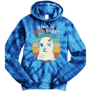 This Is Boo Sheet Funny Halloween Costumes Funny Halloween Tie Dye Hoodie