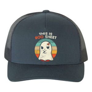 This Is Boo Sheet Funny Halloween Costumes Funny Halloween Yupoong Adult 5-Panel Trucker Hat