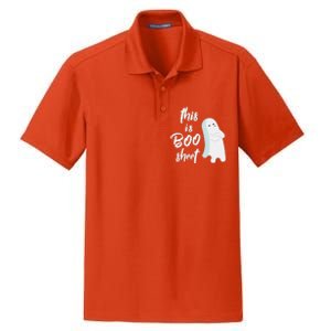 This Is Boo Sheet Funny Halloween Ghost Gift Dry Zone Grid Polo