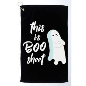 This Is Boo Sheet Funny Halloween Ghost Gift Platinum Collection Golf Towel