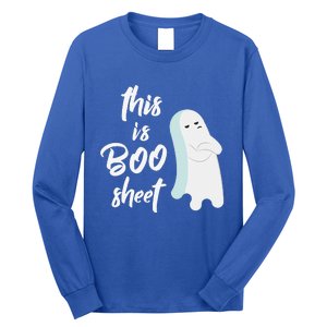 This Is Boo Sheet Funny Halloween Ghost Gift Long Sleeve Shirt