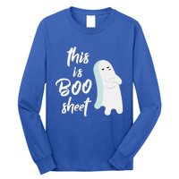 This Is Boo Sheet Funny Halloween Ghost Gift Long Sleeve Shirt