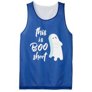 This Is Boo Sheet Funny Halloween Ghost Gift Mesh Reversible Basketball Jersey Tank