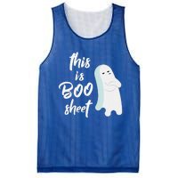 This Is Boo Sheet Funny Halloween Ghost Gift Mesh Reversible Basketball Jersey Tank