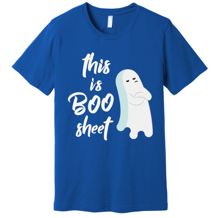 This Is Boo Sheet Funny Halloween Ghost Gift Premium T-Shirt