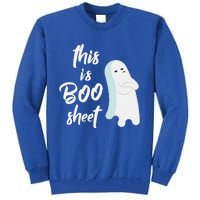 This Is Boo Sheet Funny Halloween Ghost Gift Tall Sweatshirt