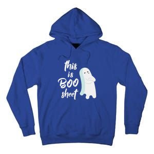 This Is Boo Sheet Funny Halloween Ghost Gift Tall Hoodie