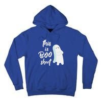 This Is Boo Sheet Funny Halloween Ghost Gift Tall Hoodie