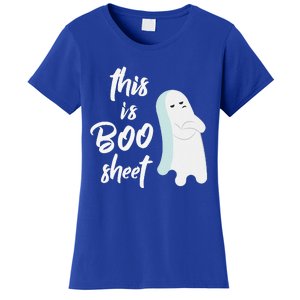 This Is Boo Sheet Funny Halloween Ghost Gift Women's T-Shirt