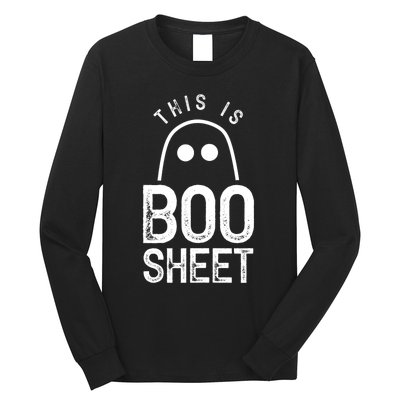 This Is Boo Sheet Ghost Ghosts Halloween Scary Long Sleeve Shirt