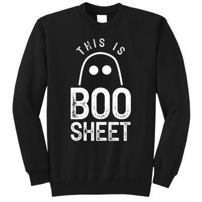 This Is Boo Sheet Ghost Ghosts Halloween Scary Sweatshirt