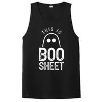 This Is Boo Sheet Ghost Ghosts Halloween Scary PosiCharge Competitor Tank