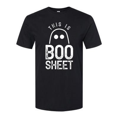 This Is Boo Sheet Ghost Ghosts Halloween Scary Softstyle CVC T-Shirt