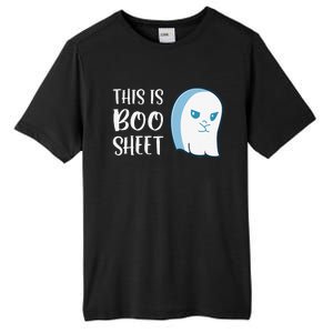 This Is Boo Sheet Funny Halloween Sayings Tall Fusion ChromaSoft Performance T-Shirt