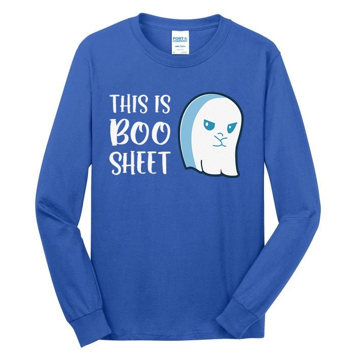 This Is Boo Sheet Funny Halloween Sayings Tall Long Sleeve T-Shirt