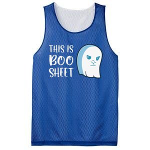 This Is Boo Sheet Funny Halloween Sayings Mesh Reversible Basketball Jersey Tank