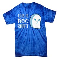 This Is Boo Sheet Funny Halloween Sayings Tie-Dye T-Shirt