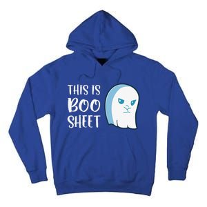 This Is Boo Sheet Funny Halloween Sayings Tall Hoodie