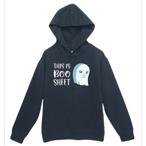 This Is Boo Sheet Funny Halloween Sayings Urban Pullover Hoodie