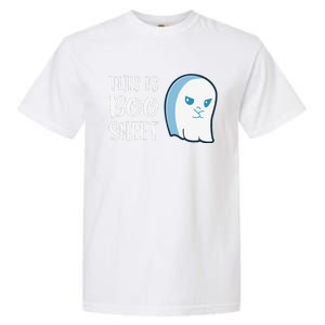 This Is Boo Sheet Funny Halloween Sayings Garment-Dyed Heavyweight T-Shirt