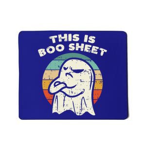 This Is Boo Sheet Ghost Retro Halloween Costume Mousepad