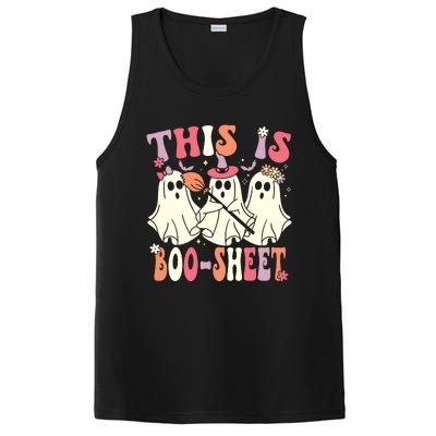 This Is Boosheet Halloween Ghost Costume Retro Groovy PosiCharge Competitor Tank