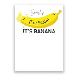 Trump ItS Banana Starship Funny Trump President Poster