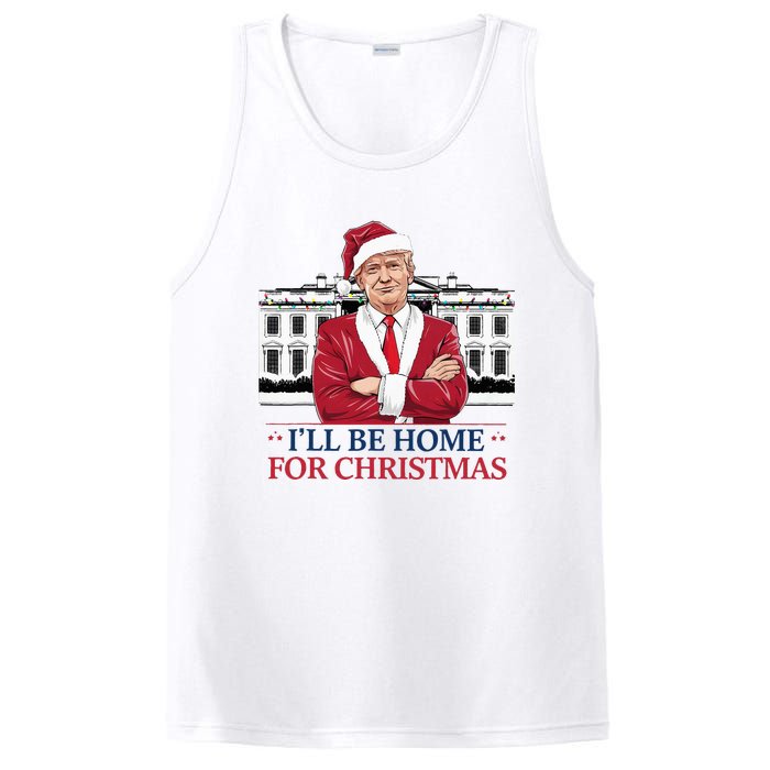 Trump ILl Be Home For Christmas Whitehouse 2024 PosiCharge Competitor Tank