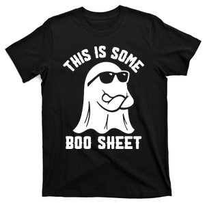 This Is Boosheet Halloween Ghost Costume Retro Groovy T-Shirt