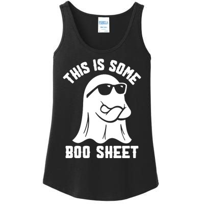 This Is Boosheet Halloween Ghost Costume Retro Groovy Ladies Essential Tank