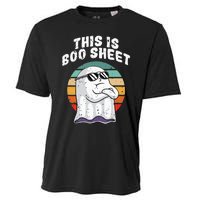 This Is Boo Sheet Funny Halloween Costume Ghost Pun Humor Cooling Performance Crew T-Shirt