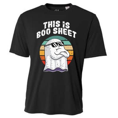 This Is Boo Sheet Funny Halloween Costume Ghost Pun Humor Cooling Performance Crew T-Shirt