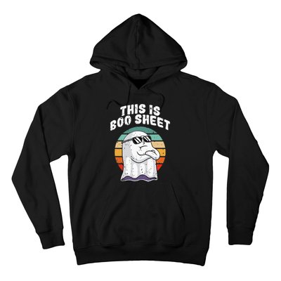 This Is Boo Sheet Funny Halloween Costume Ghost Pun Humor Hoodie