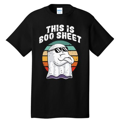 This Is Boo Sheet Funny Halloween Costume Ghost Pun Humor Tall T-Shirt