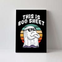 This Is Boo Sheet Funny Halloween Costume Ghost Pun Humor Canvas