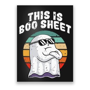 This Is Boo Sheet Funny Halloween Costume Ghost Pun Humor Poster