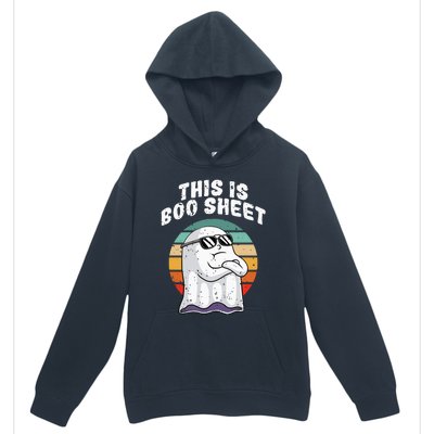 This Is Boo Sheet Funny Halloween Costume Ghost Pun Humor Urban Pullover Hoodie