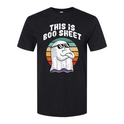 This Is Boo Sheet Funny Halloween Costume Ghost Pun Humor Softstyle CVC T-Shirt