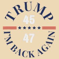 Trump IM Back Again Zip Tote Bag